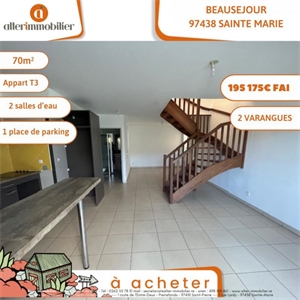 appartement ancien à la vente -   97400  SAINT DENIS, surface 71 m2 vente appartement ancien - UBI411572279